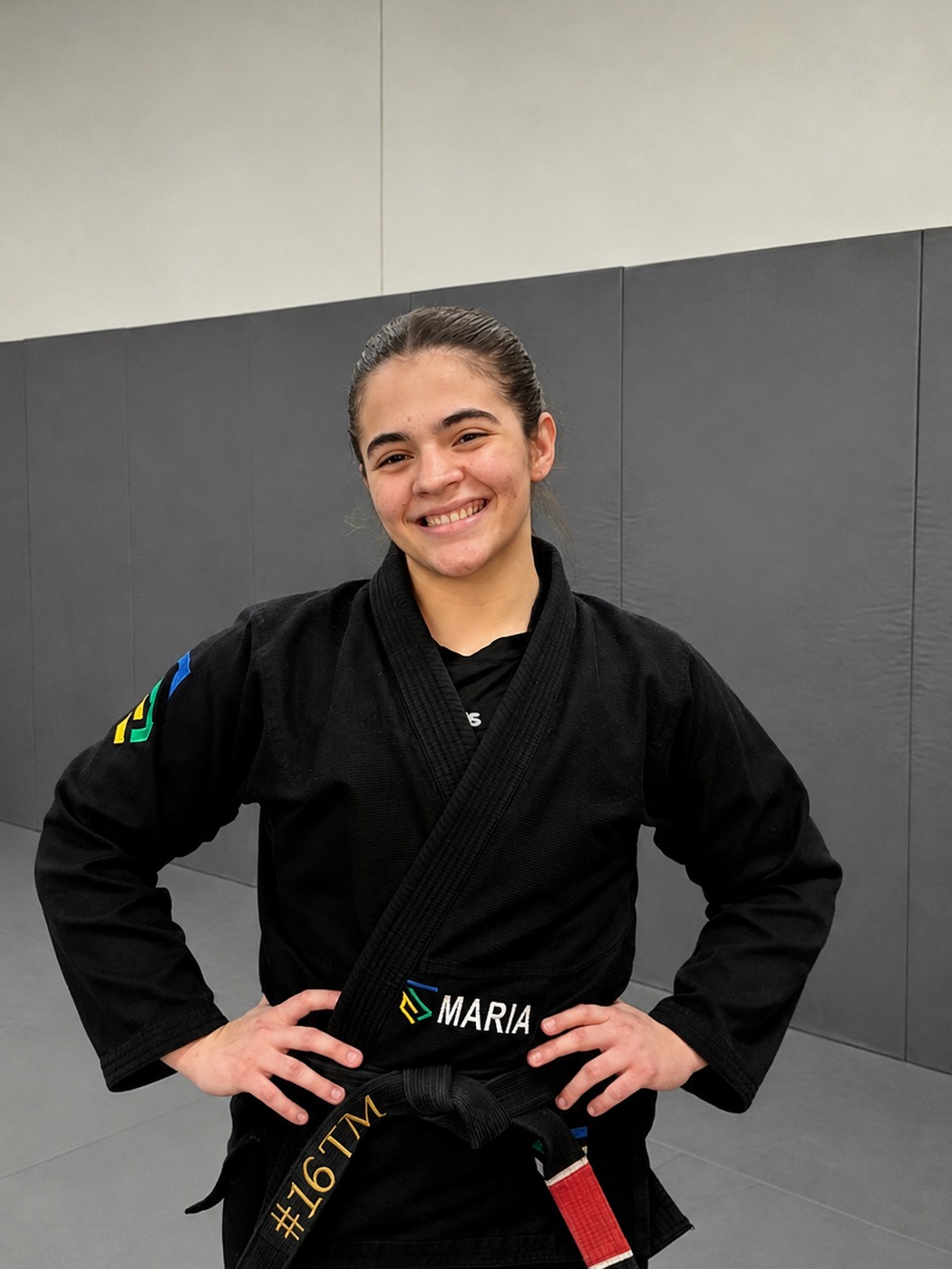 Maria — Coach · Black Belt at Brazilian Jiu Jitsu School